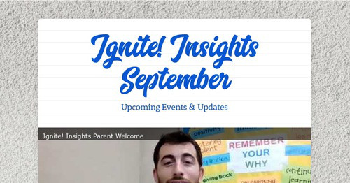 IgniteOnlineDPS's tweet card. Ignite! Insights September