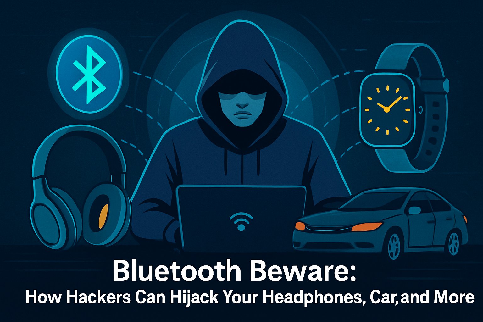 cybersafetyco's tweet card. Bluetooth makes life easier—but it’s also a hacker’s hidden doorway. Learn how attackers exploit earbuds, cars, and watches, and how to lock yours down.