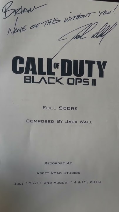 CallOfData's tweet card. Call of Duty: Black Ops 2 Songbook