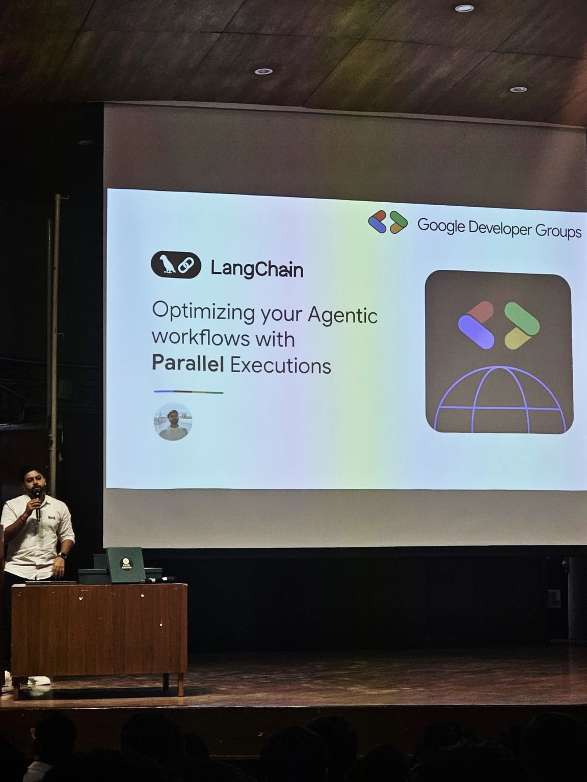 simplysandeepp's tweet card. The Future with Agentic AI - I recently attended Agent AI - GDG Cloud Noida at Indian Institute of Technology, Delhi, and it was one of those rare tech days that balanced deep technical learning,...