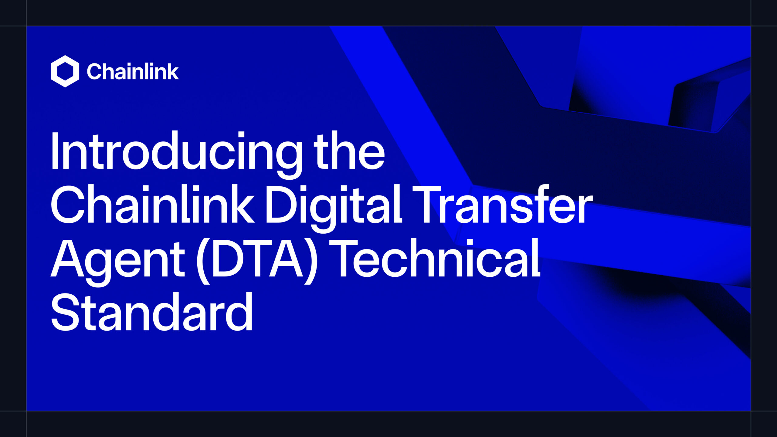 chainlink's tweet card. The Chainlink Digital Transfer Agent (DTA) technical standard defines how transfer agents and fund admins can expand their operations onchain.