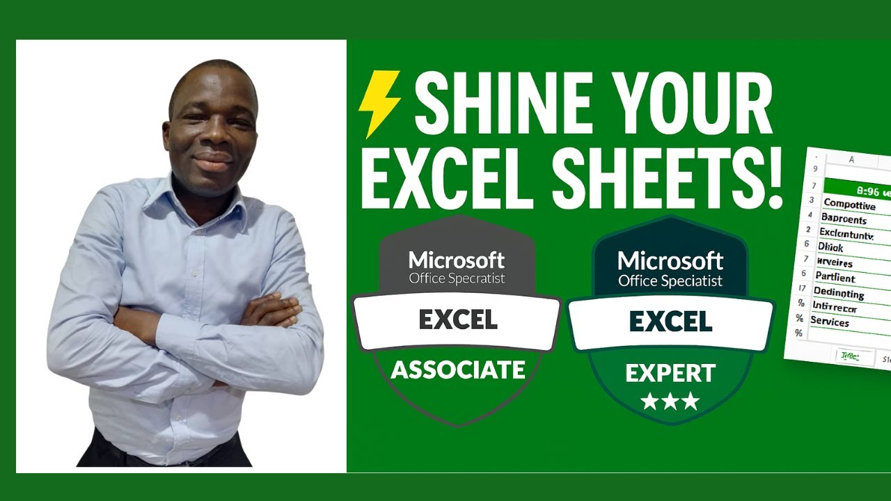 ALLOMAT77's tweet card. Excel Formatting Tricks: Make Your Data Shine!