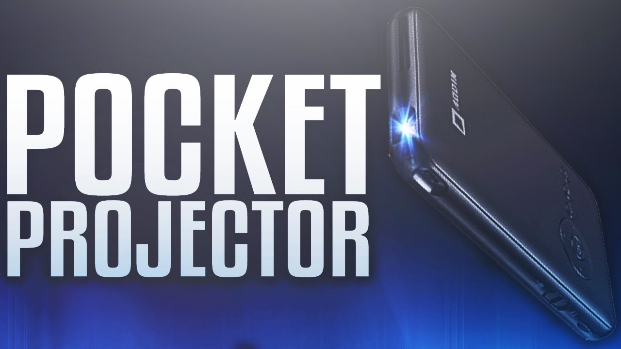 AodinTech's tweet card. A Projector That Fits In Your Pocket | Aodin Pocket Projector |