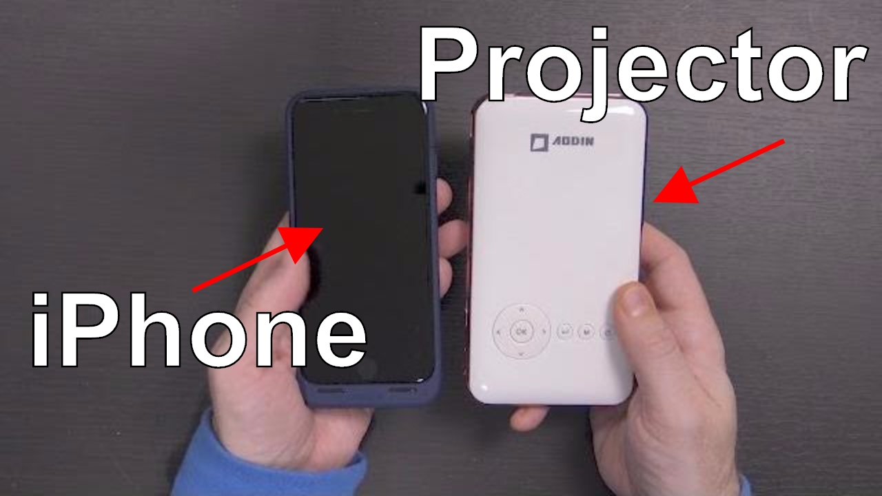 AodinTech's tweet card. Smartphone-Sized Projector with Android?!?? Aodin Projector