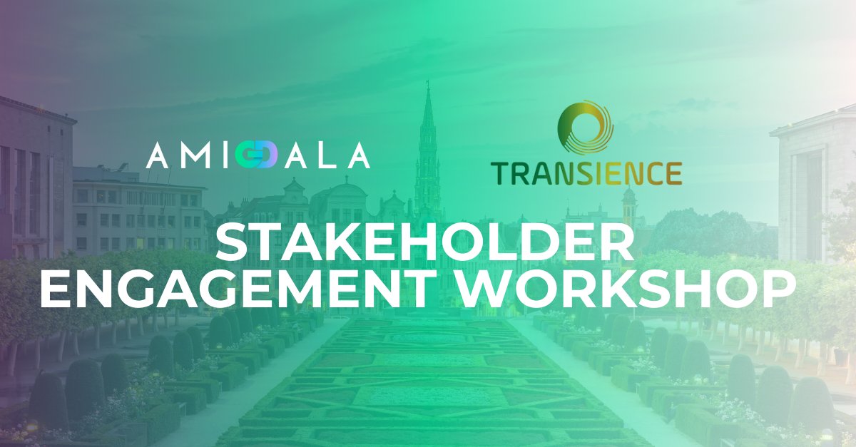 AmigdalaProject's tweet card. AMIGDALA and TRANSIENCE are launching their second joint stakeholder workshop following a successful first round of engagement. The event will bring together key policy and industry representatives...
