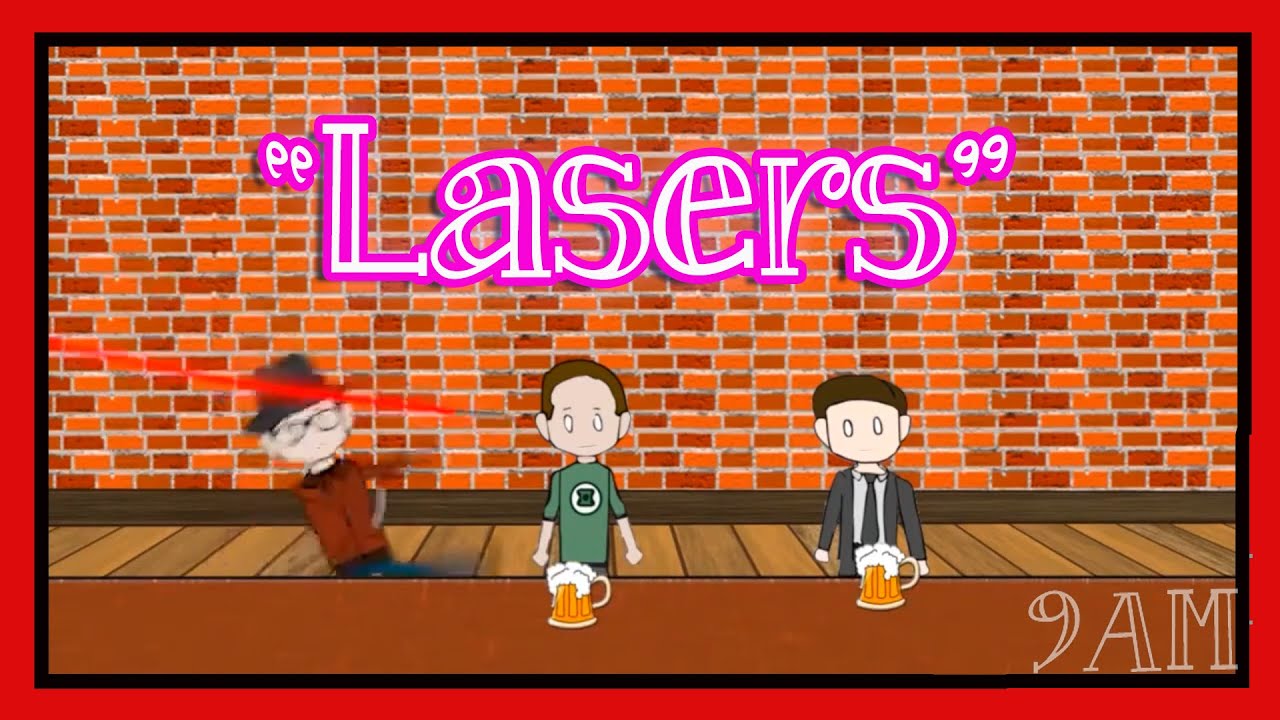Celtichorn's tweet card. Lasers | 9AM Classics!