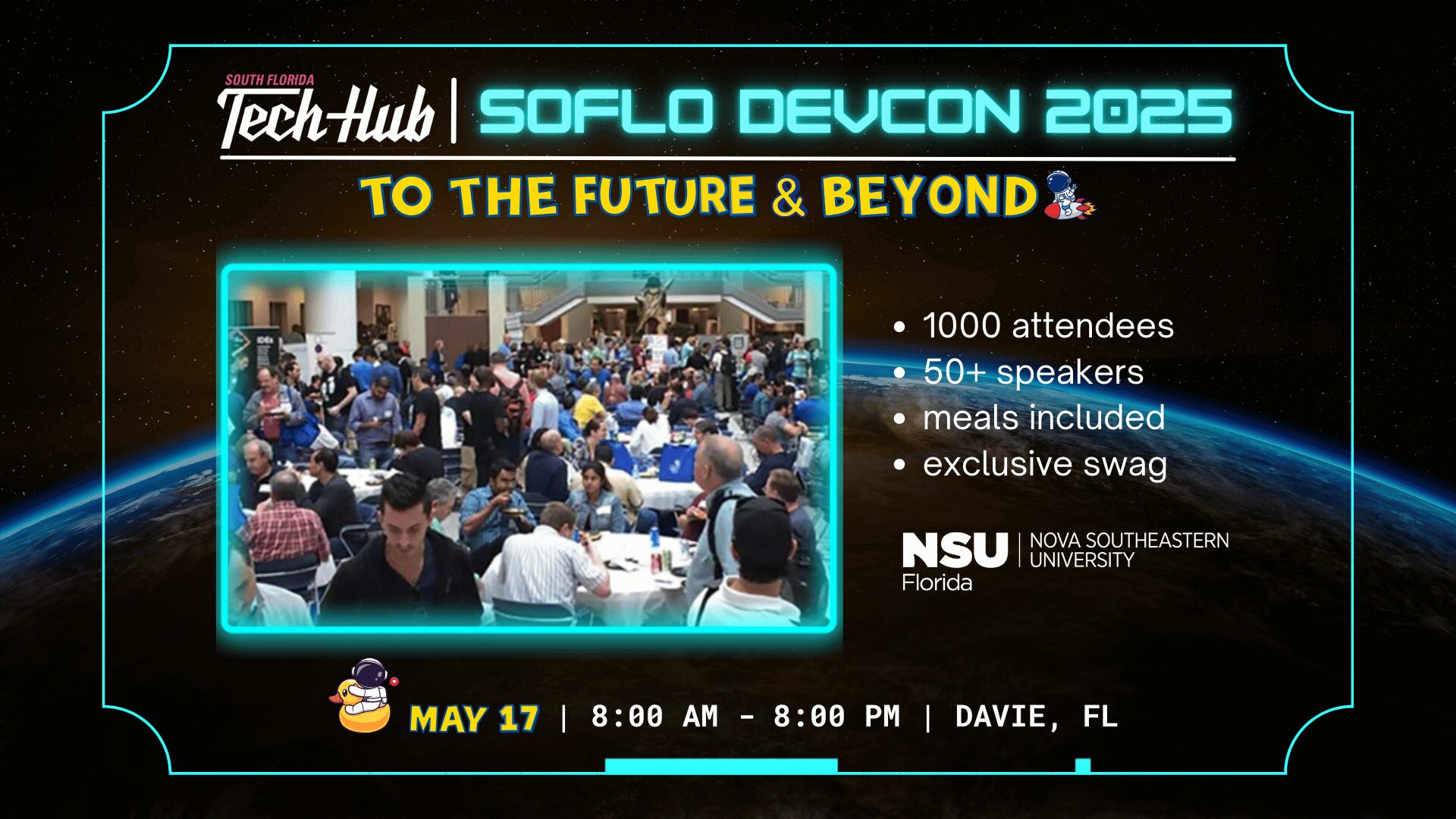 acolombiadev's tweet card. The South Florida Tech Hub South Florida Software Developer's Conference or "SoFlo DevCon" is a one-day geek fest with speakers presenting on the most requested topics in development!