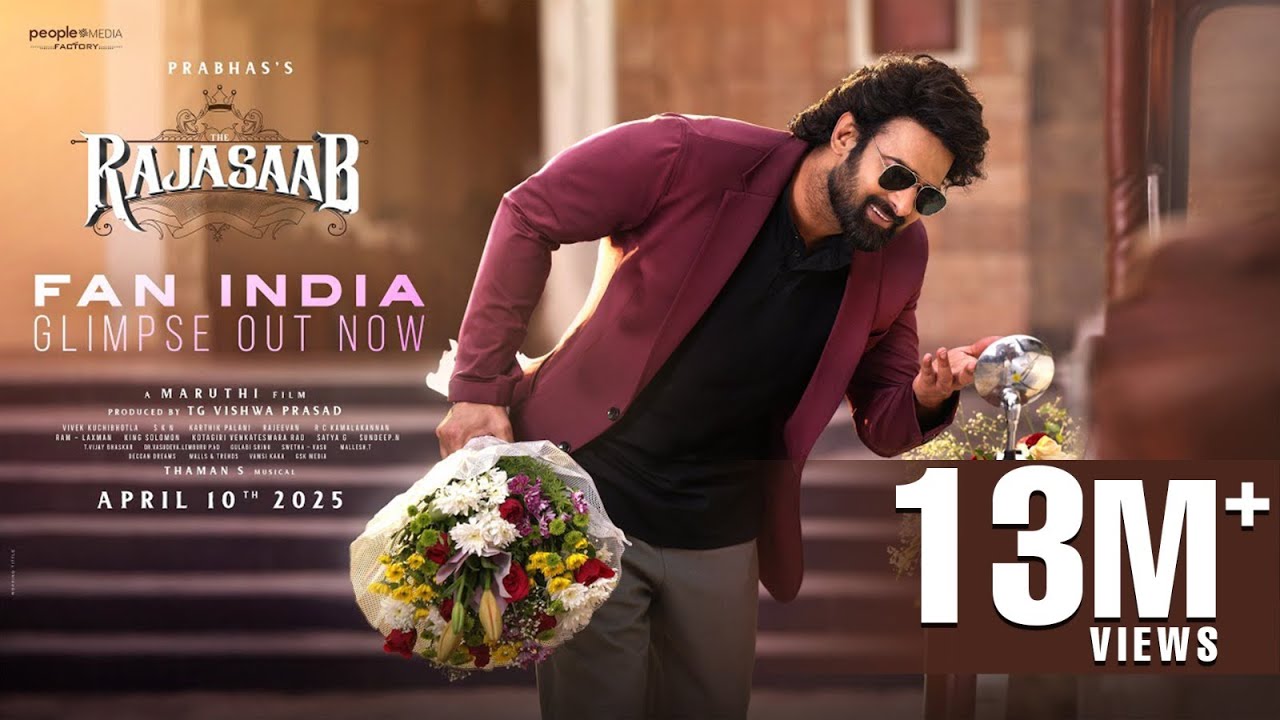 MusicThaman's tweet card. The RajaSaab Glimpse | Prabhas | Maruthi | Thaman S | People Media...