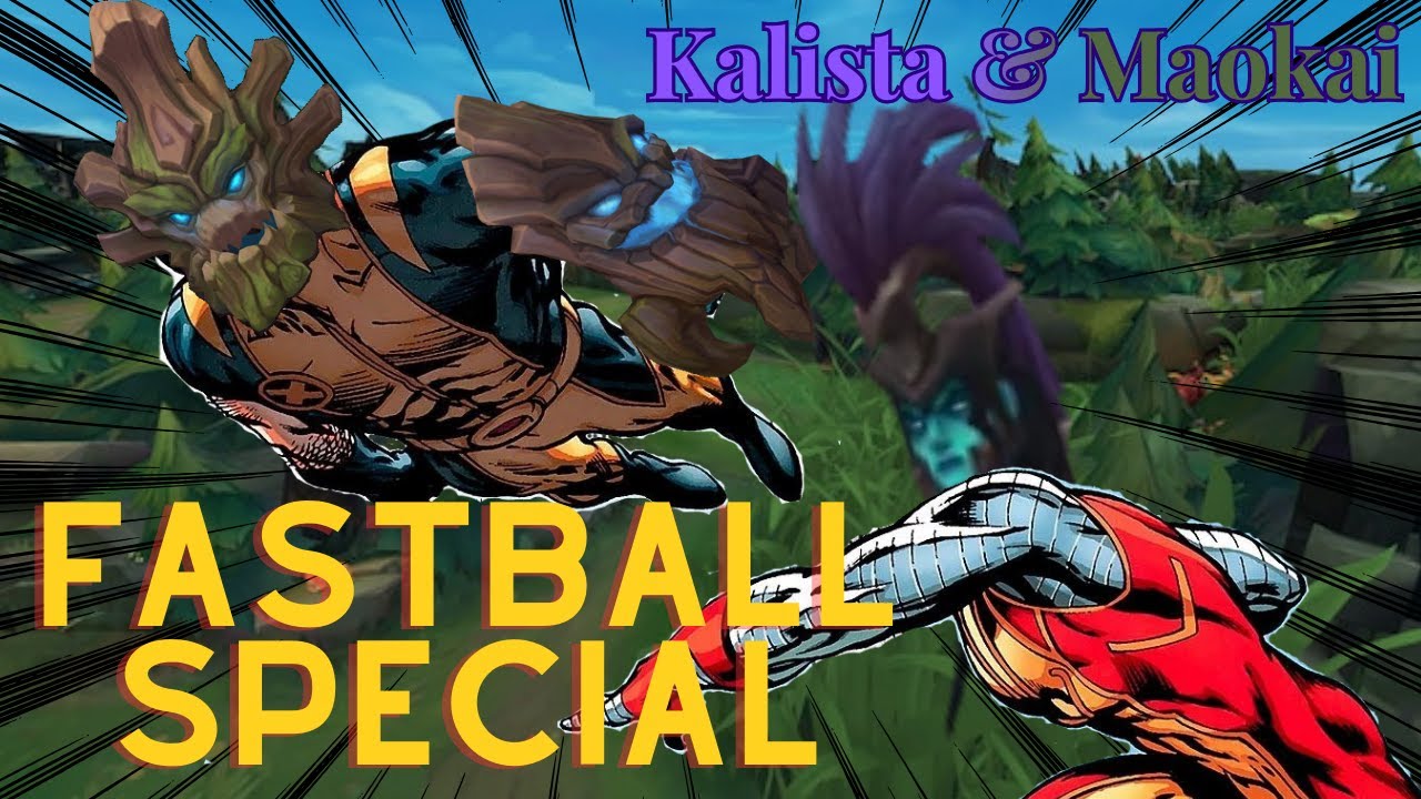 gymldrerika's tweet card. INSANE KALISTA DELIVERS FASTBALL SPECIAL WITH MAOKAI! Pokémon League...