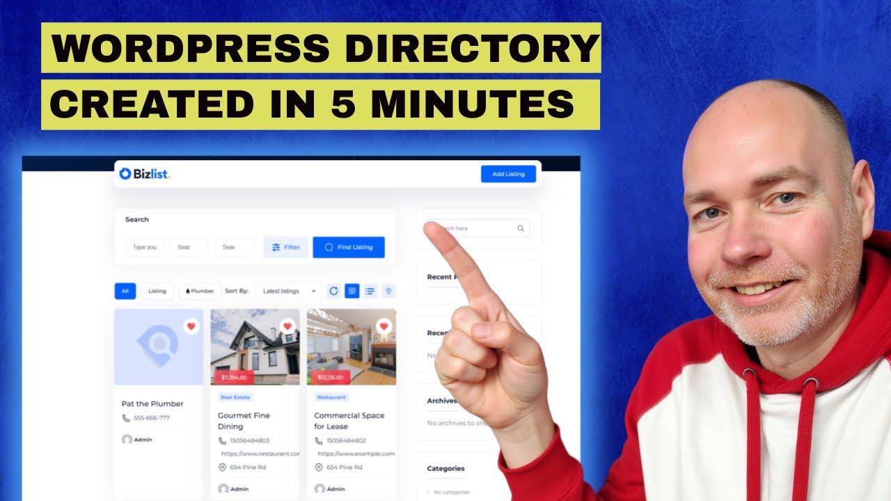 BforBloggingHQ's tweet card. Create aDirectory Website in Under 5 Minutes!