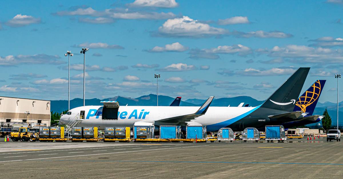 CSCIndia_PvtLtd's tweet card. Global airline cargo is still slightly on the decline...