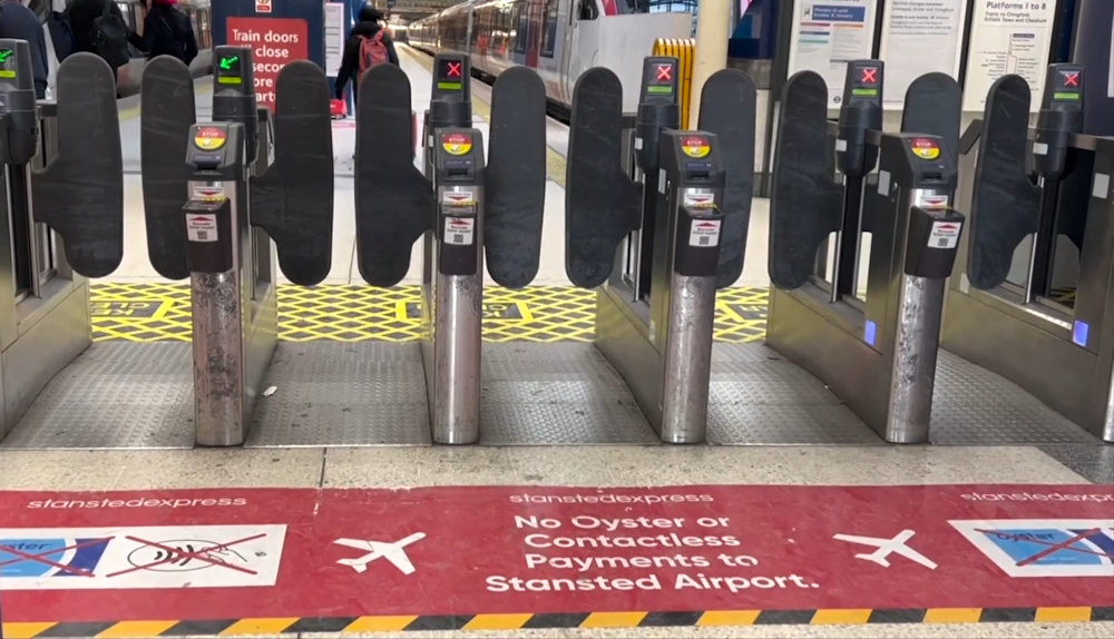 LondonBusForums's tweet card. Stansted Airport contactless payments go live from 14 December, connecting 50 more South East rail stations to London’s seamless tap in tap out network. Discover how the new system transforms train...