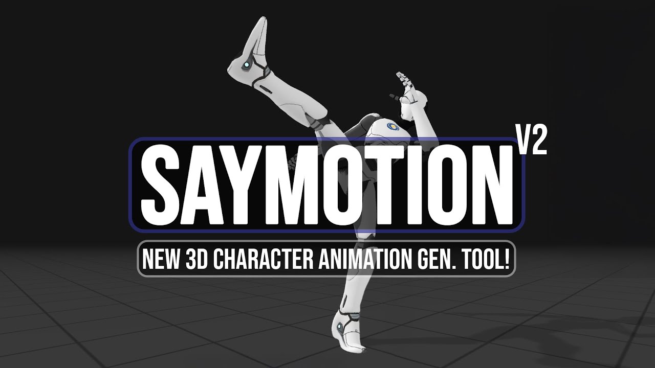 DeepMotionInc's tweet card. SayMotion 2.0 - New Era of 3D Character Animation via Text Is Here!