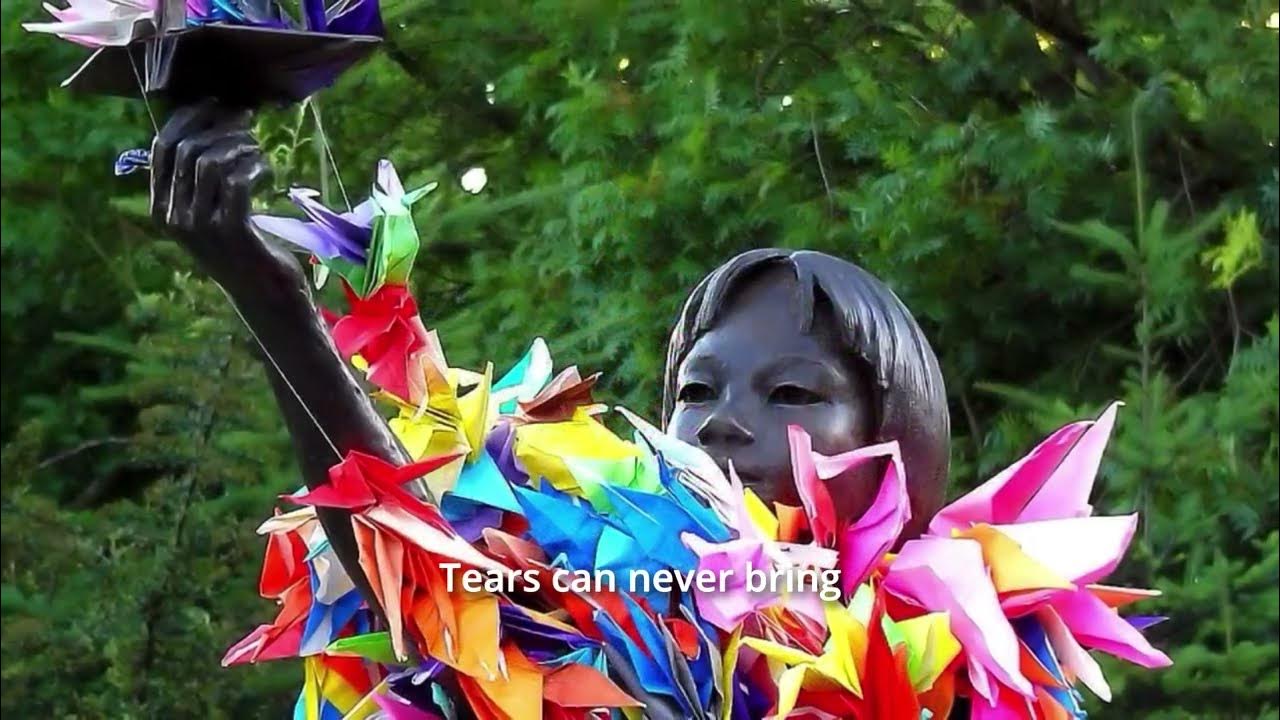 themonkdude's tweet card. Sadako & the One Thousand Cranes