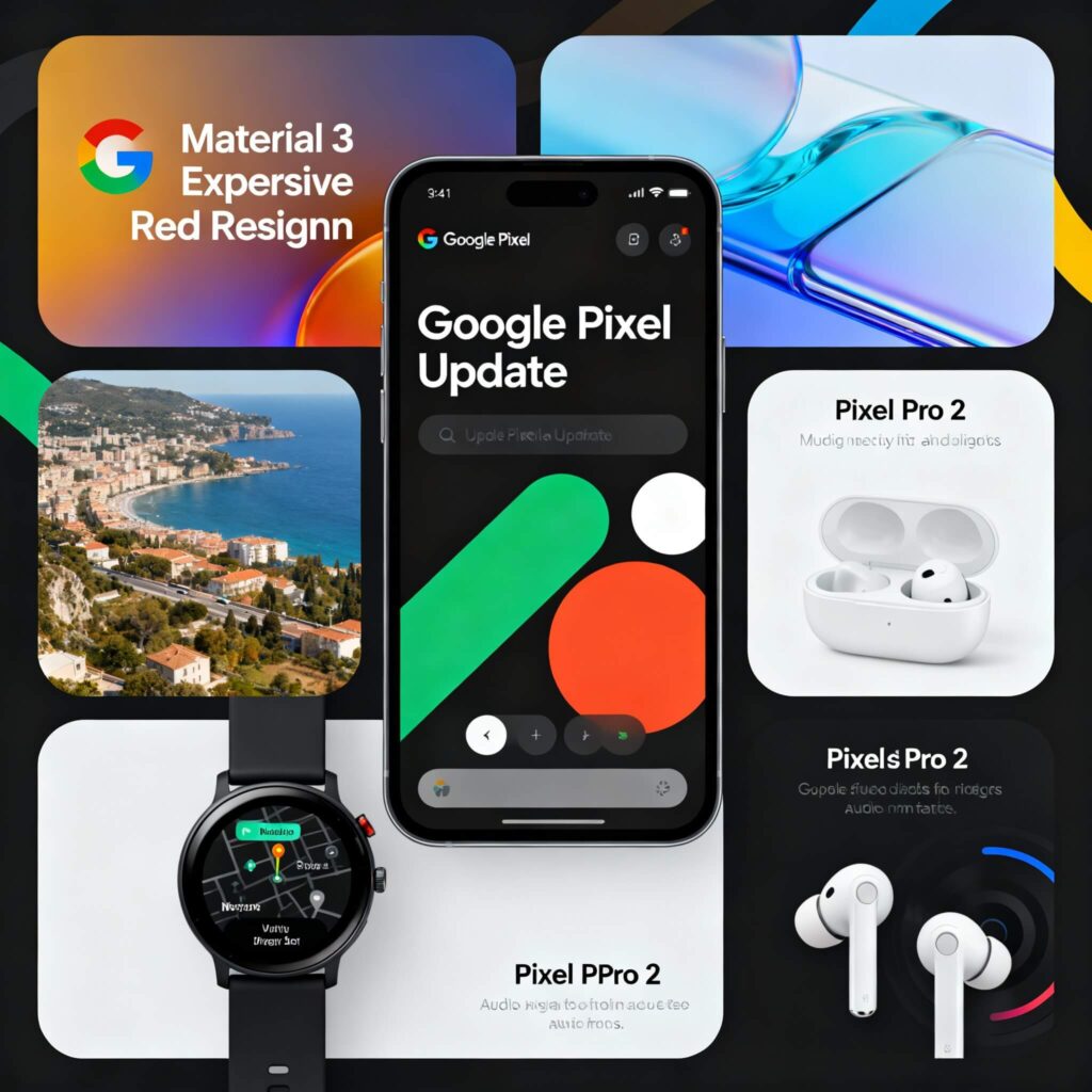 TechinDeep's tweet card. Get the complete guide to Google Pixel Update on September 2025 update featuring Material 3 Expressive redesign, new Pixel Watch navigation, and Pixel Buds Pro 2 features.
