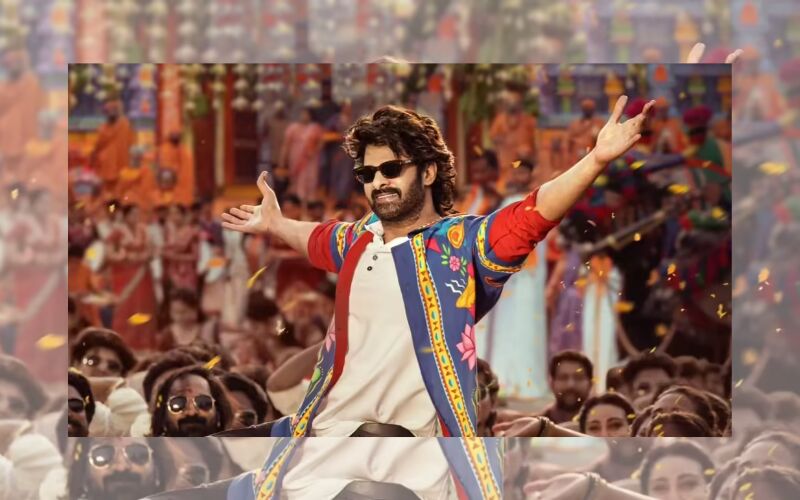 Spotboye's tweet card. Prabhas Unleashes His Dance Charm With Rebel Saab From India’s biggest Horror Fantasy, The RajaSaab | Read at SpotboyE