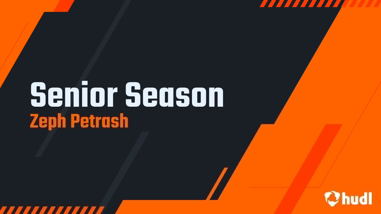 ZephPetrash's tweet card. Senior Season