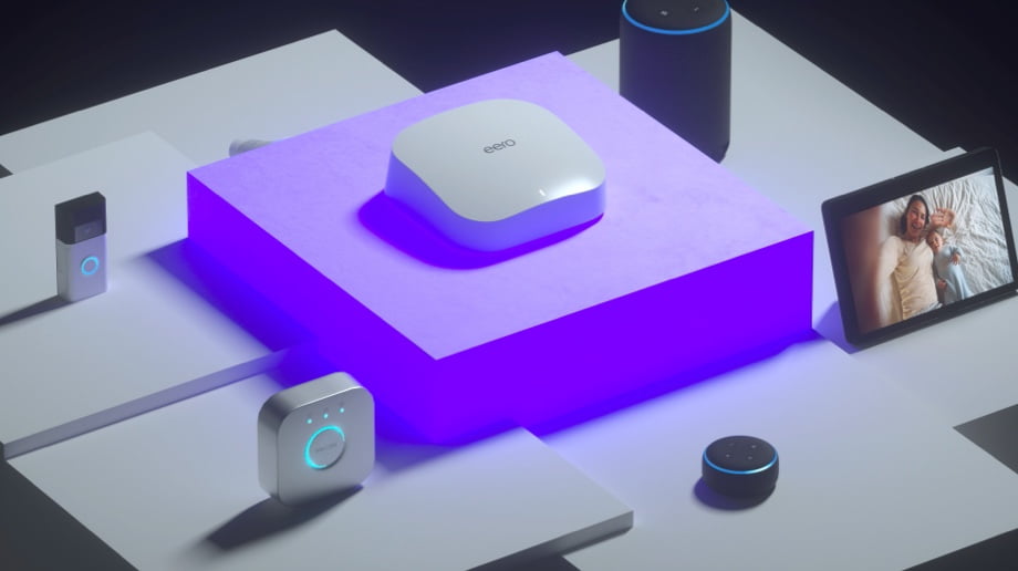 security_its's tweet card. Meet eero Pro 6