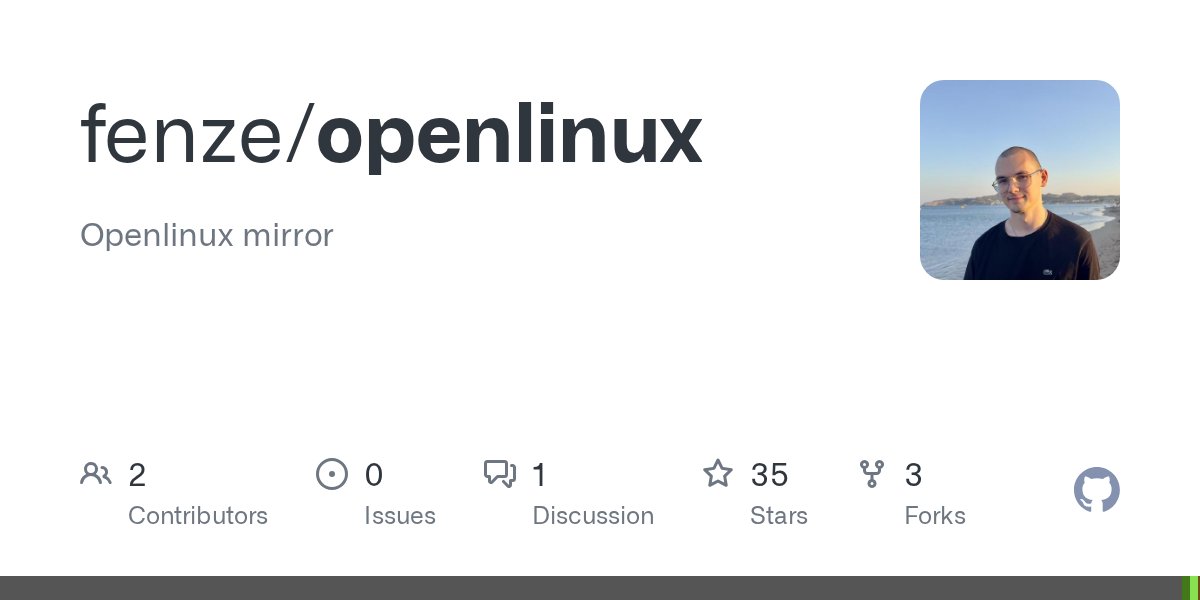 clxymox's tweet card. Openlinux mirror. Contribute to fenze/openlinux development by creating an account on GitHub.