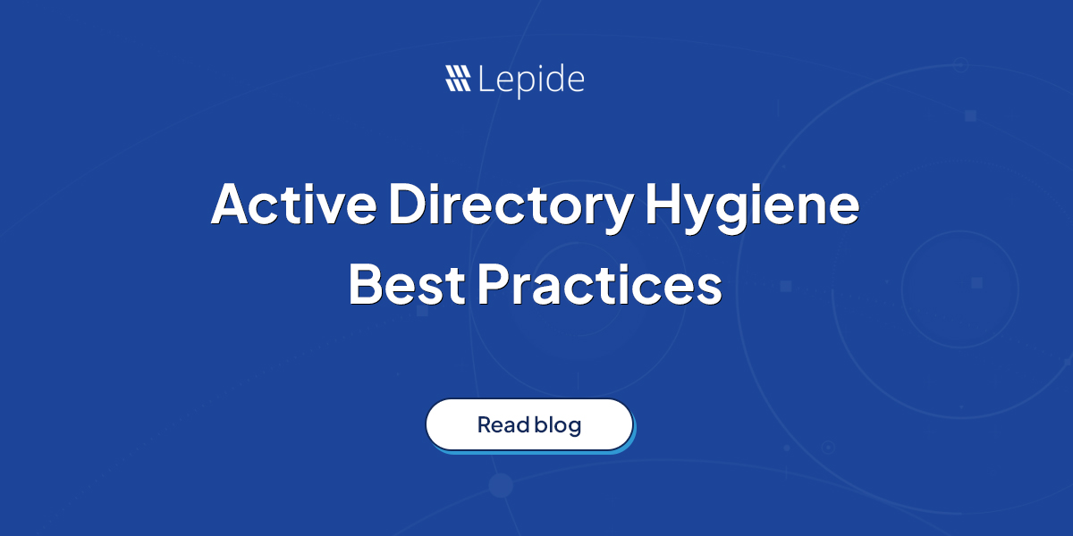 LepideSW's tweet card. Keep your Active Directory clean and secure with expert tips on auditing, inactive account removal, and privilege management.