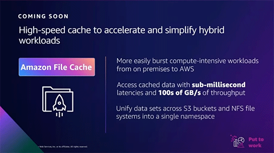 publickey's tweet card. Amazon Web Services（AWS）は、8月10日に開催したオンラインイベント「AWS Storage Day 2022」で、新サービス「Amazon File Cache」を発表しました。 Amazon File Cacheは...