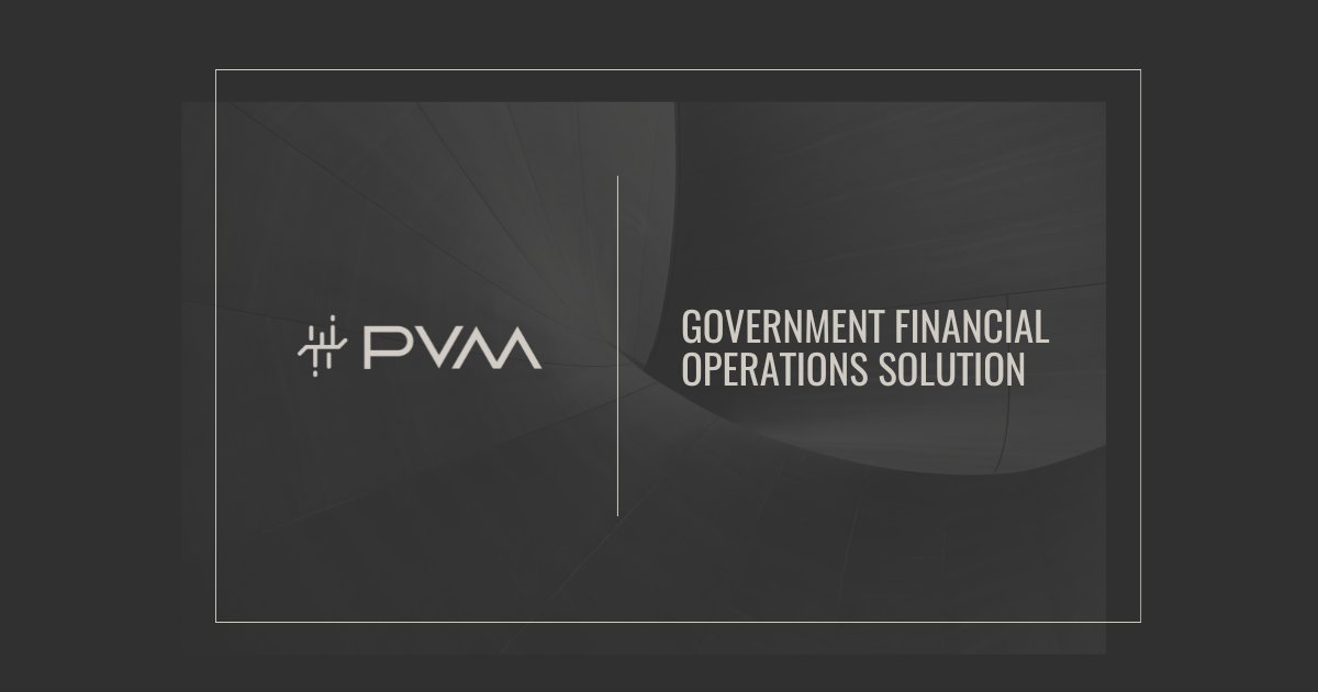 PVMGeeks's tweet card. PVM’s Financial Operations Solution enables government agencies to unlock the power of financial data for increased transparency and efficiency.