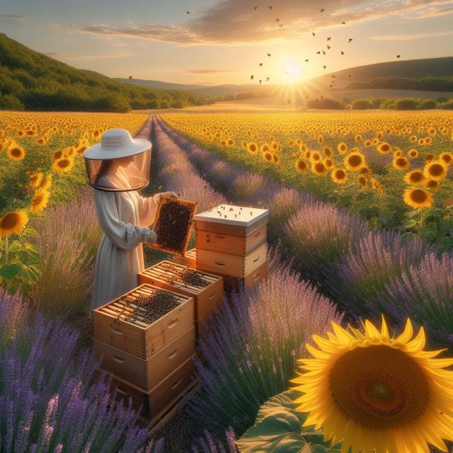 beehappybeeswax's tweet card. Honey bees are crucial to our existence.