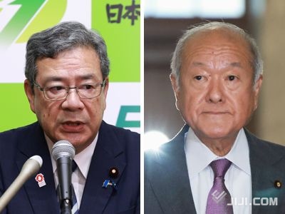 pioneertaku84's tweet card. 自民党と日本維新の会の幹事長らが２５日、東京都内で会談し、衆院議員定数削減の関連法案の今国会成立に向け、対応を協議した。維新側は成立を確実にするため、審議日程が窮屈なら１２月１７日までの会期を延長するよう要求。自民側は延長を検討するのは時期尚早だとして、当面は会期内成立に全力を挙げる考えを示した。