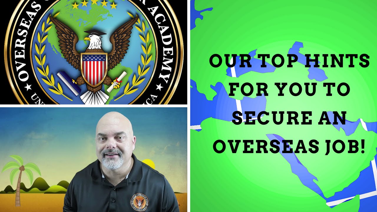 ContractorAcad's tweet card. How to secure an overseas job: our top hints!