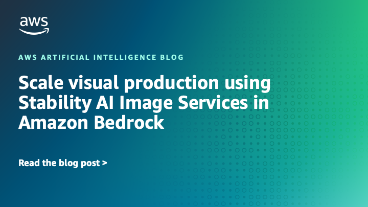 genainewstop's tweet card. This post was written with Alex Gnibus of Stability AI. Stability AI Image Services are now available in Amazon Bedrock, offering ready-to-use media editing capabilities delivered through the Amazon...