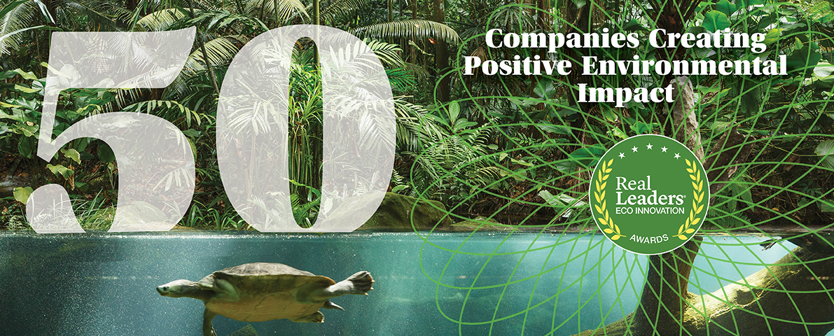 EcoLogicInc's tweet card. Discover the Real Leaders Eco Innovation Awards 2022 – celebrating top companies driving environmental change.