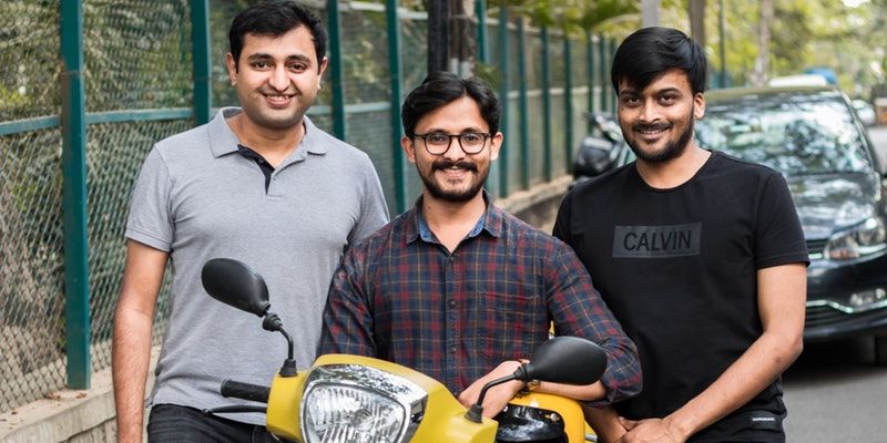 YourStoryCo's tweet card. Vivekananda HR, Co-founder and CEO of Bounce, confirmed the acquisition of EV startup 22Motors, and its entry into the retrofitted EV space with Zuink.