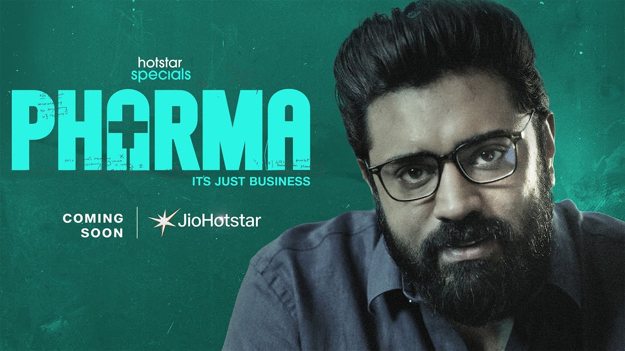 Snooper_Scope's tweet card. Pharma | It’s just business | Nivin Pauly | JioHotstar | Coming Soon