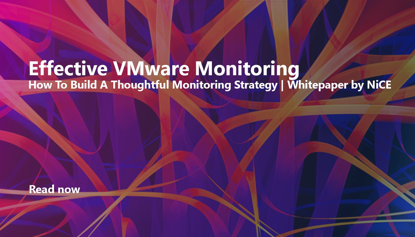NiCE_IT_Mgmt's tweet card. This paper covers key VMware monitoring do’s and don’ts, pitfalls, and best practices, and presents the NiCE vSphere MP for SCOM as a strong integrated option.