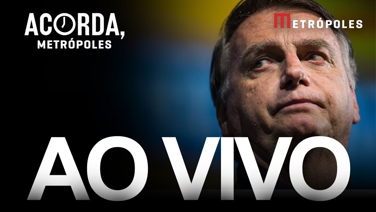 Metropoles's tweet card. AO VIVO: Flávio visita agora Jair Bolsonaro/ Defesa não se manifesta