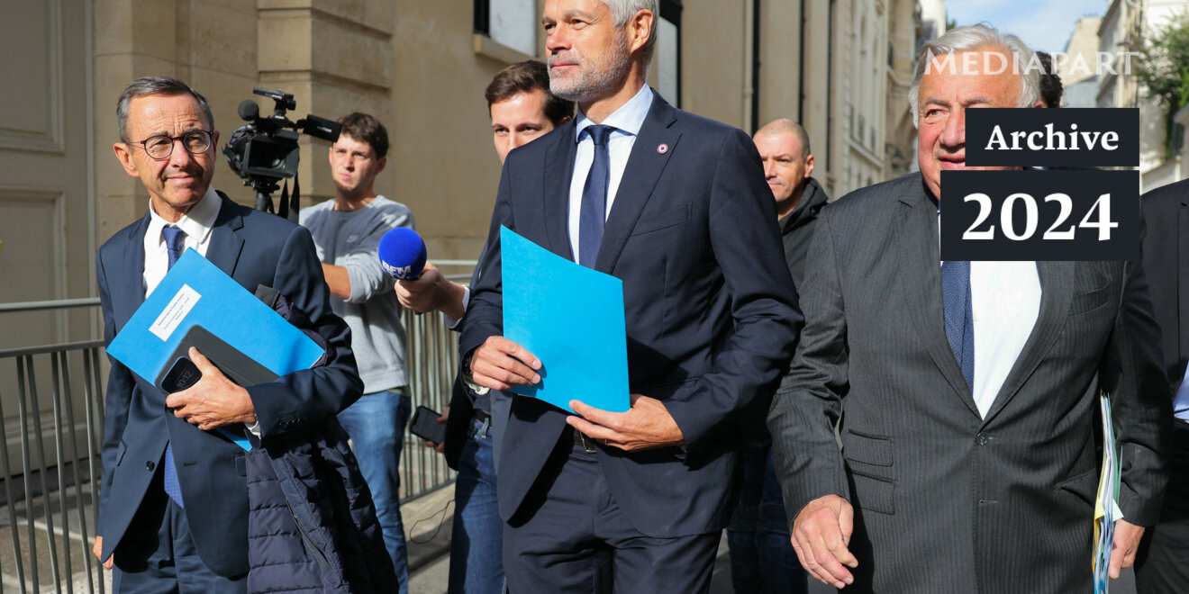 ellensalvi's tweet card. Minoritaire à l’Assemblée nationale, le parti de Laurent Wauquiez a réussi à s’imposer à Matignon en profitant de la faiblesse du pouvoir et de ses arrangements avec l’extrême droite. Une situation i…