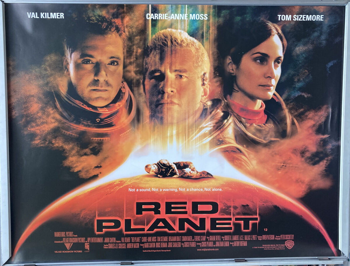 RoboticsTSF's tweet card. Who knew Val Kilmer starred in a scifi movie with a robot on Mars? No one knows… because Red Planet was a big budget flop. But the AMEE robot anticipated Perseverance and Ingenuity by 10 years!