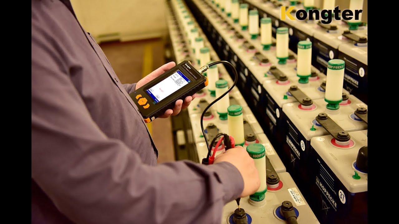 KongterTest's tweet card. How to quick test battery with Kongter Battery Analyzer?