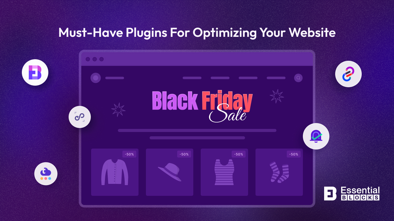 WPDevTeam's tweet card. Get your website Black Friday-ready with these top WordPress eCommerce plugins! Boost sales, improve engagement, and create an optimized user experience.
