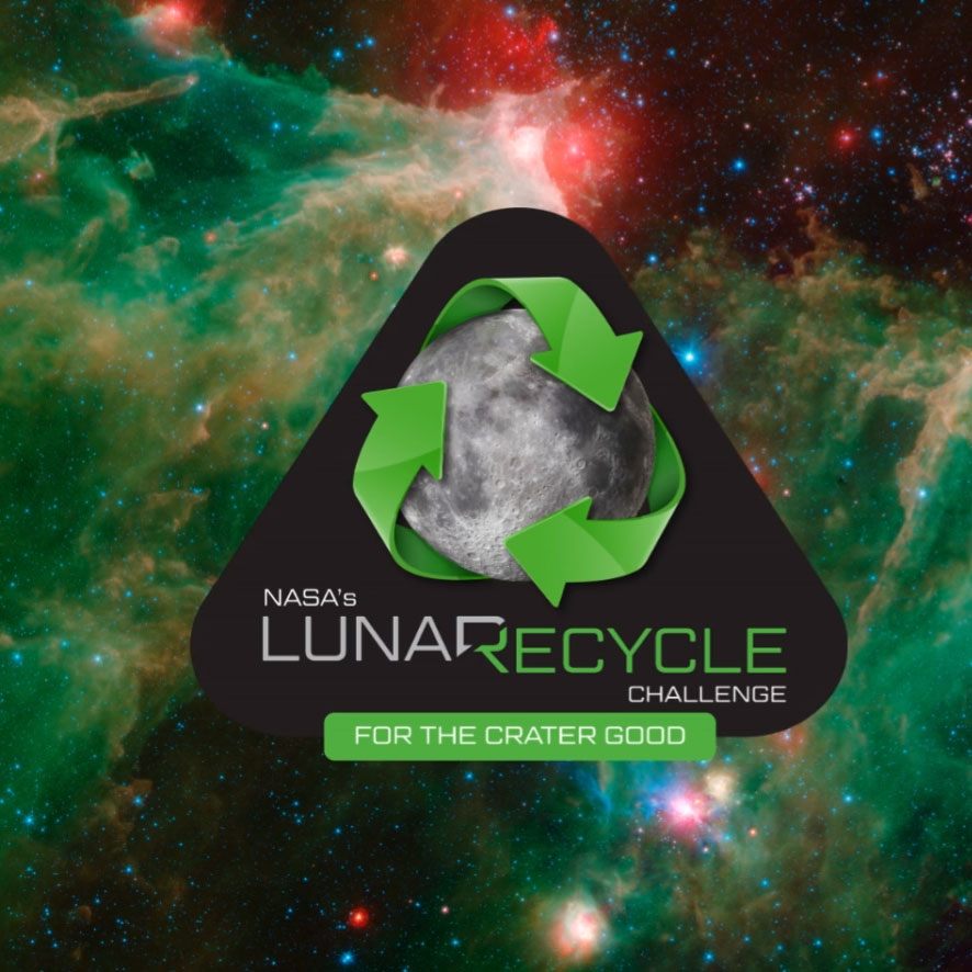 NASA_Technology's tweet card. NASA’s LunaRecycle Challenge seeks to incentivize the design and development of energy-efficient, low-mass, and low-impact recycling solutions that address physical waste streams and improve the...