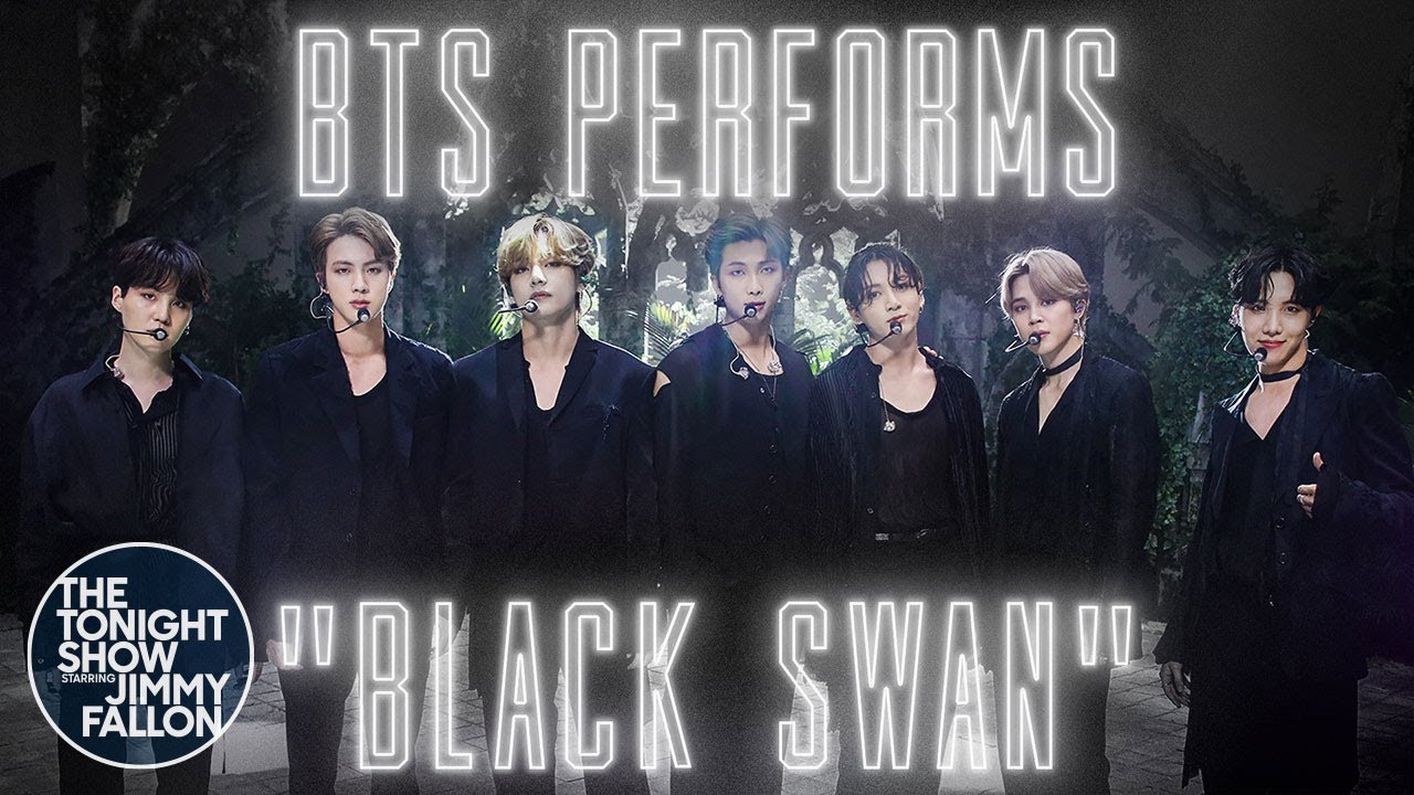 FallonTonight's tweet card. BTS: Black Swan | The Tonight Show Starring Jimmy Fallon
