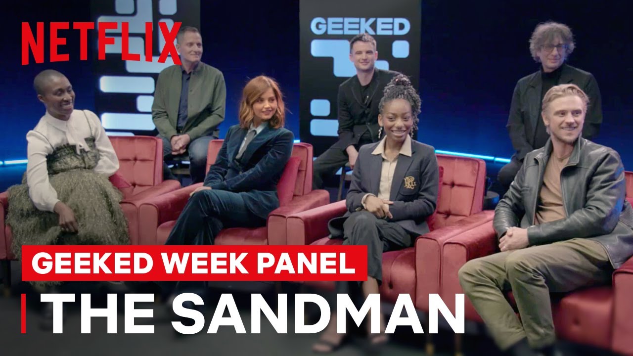 Netflix_Sandman's tweet card. The Sandman Cast Panel + Date Announcement | Netflix Geeked Week