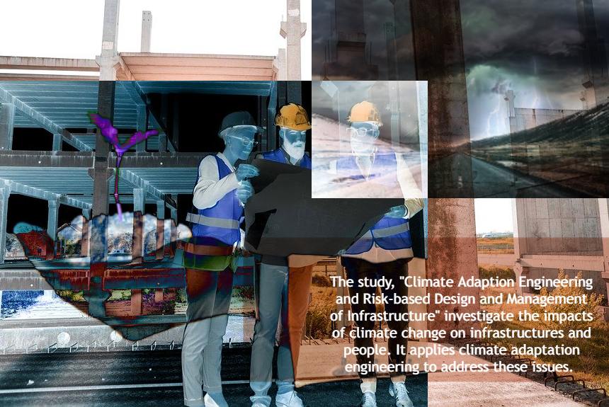 climateadapt19's tweet card. The study examines climate change's impact on infrastructure and people, applying climate adaptation engineering to address these issues.