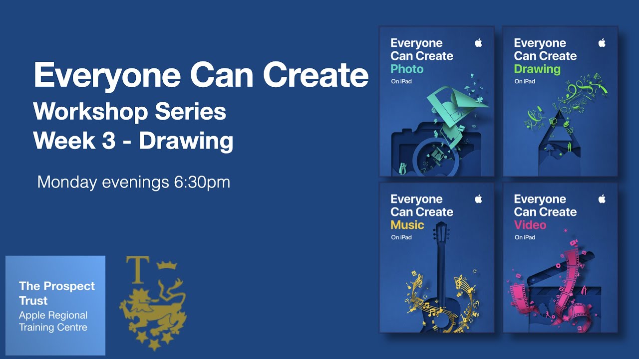 ProspectRTC's tweet card. RTC - Everyone Can Create - Session 3 - Drawing
