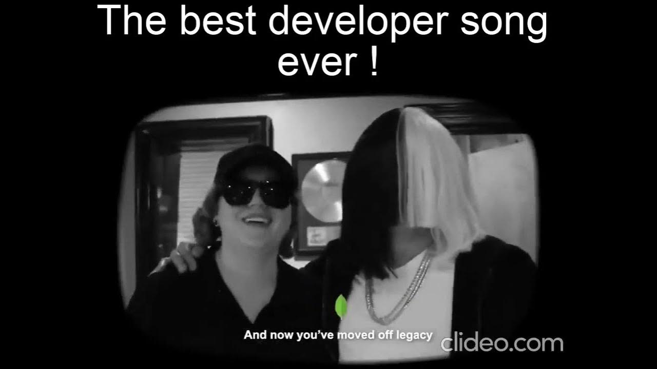 BinaryCoder's tweet card. The best developer song ever