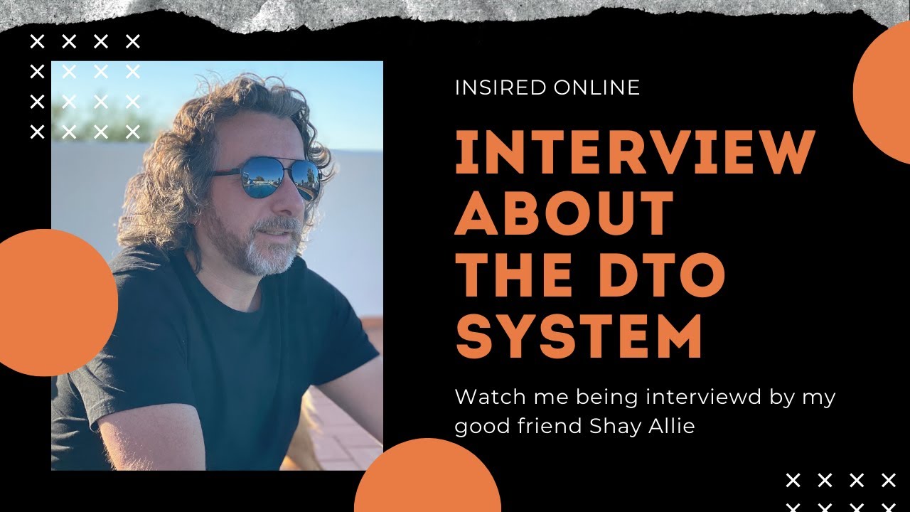 DTOsystem's tweet card. Inspired online - An interview about the DTO System