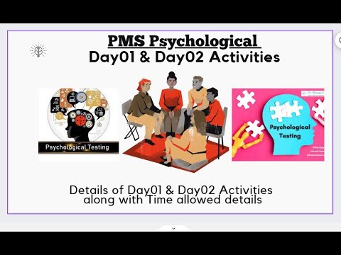 KomalRa94292942's tweet card. PMS Psychological Day01 & 02 activities details | Day01 & 02 activi...