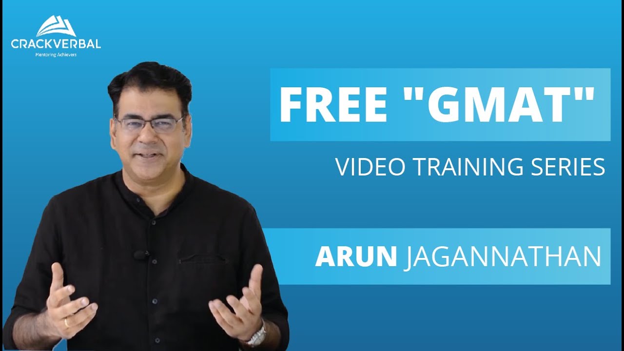 AskCrackVerbal's tweet card. Free "GMAT" Video Training Series - A Step by Step Guide to Get an...