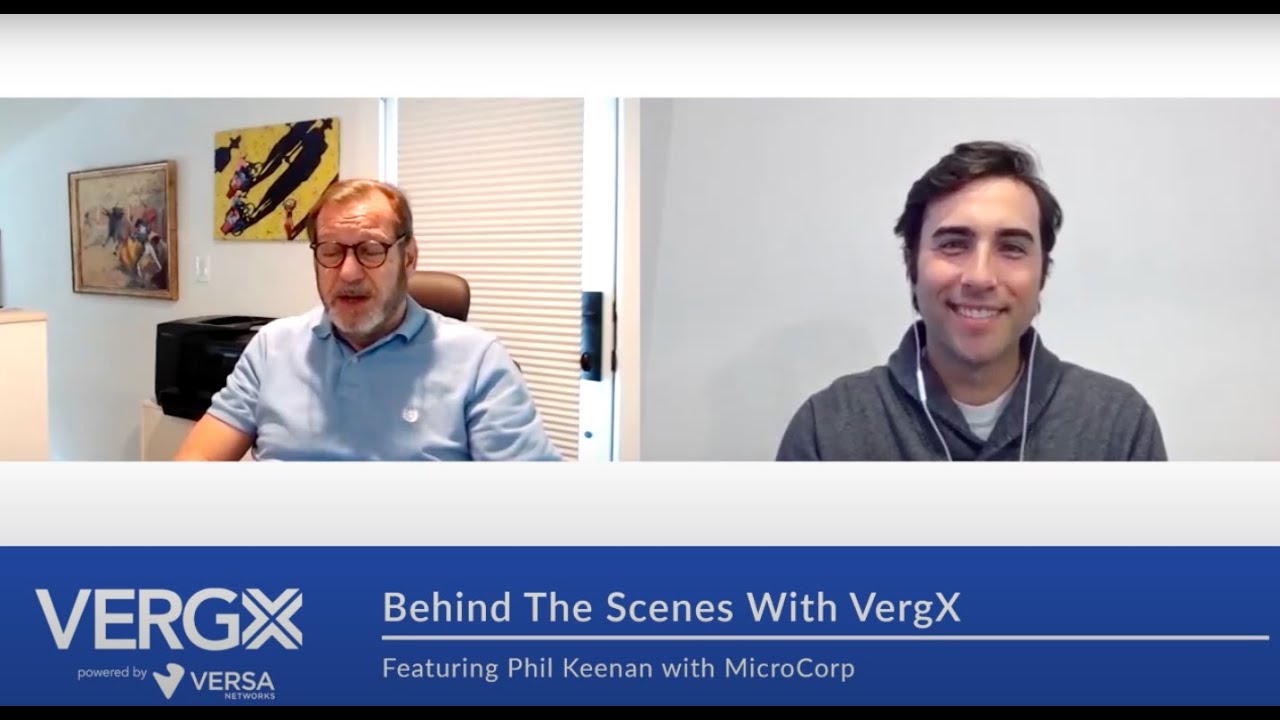 VergXSolutions's tweet card. Behind the Scenes With Phil Keenan (President, MicroCorp)