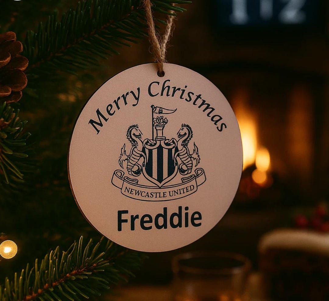 GeordieMagLol's tweet card. This Christmas Decorations item is sold by MasterEngraversUK. Dispatched from United Kingdom. Listed on 24 Nov, 2025